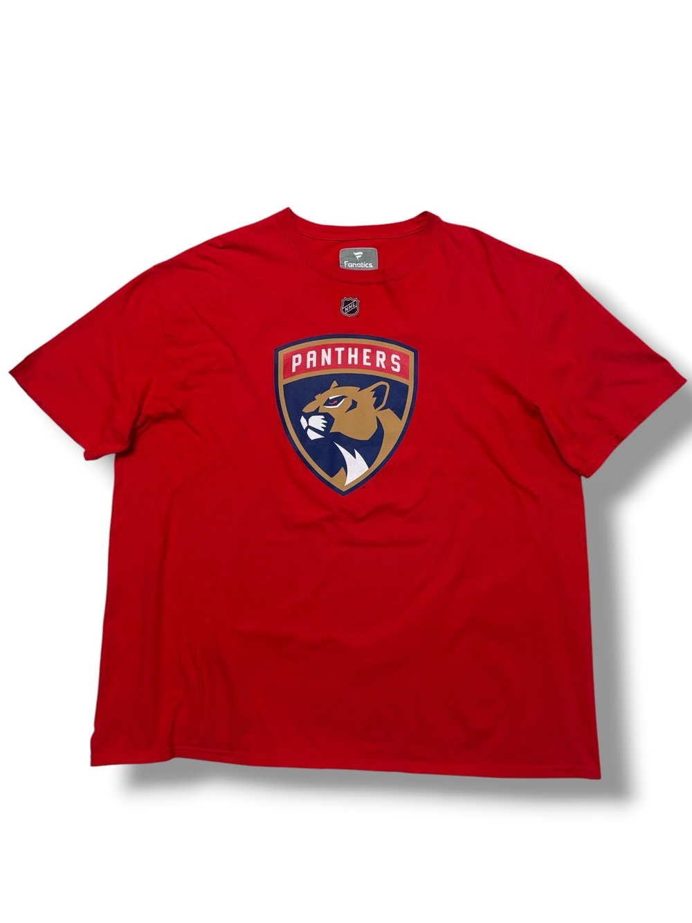 FANATICS Florida Panthers NHL Red Crew Neck Graphic Tee Size XL TKACHUK